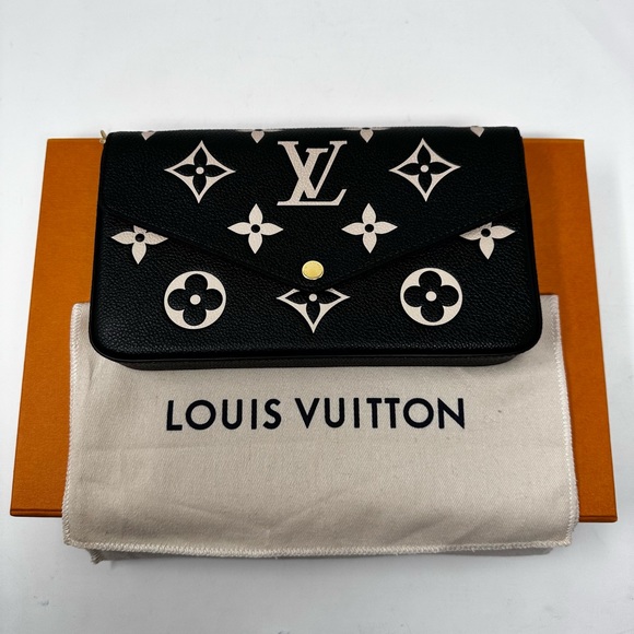 Louis Vuitton FÉLICIE POCHETTE  Bicolor Monogram Empreinte Leather - Picture 12 of 13